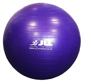 Purple pilates ball.